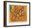 Children and Dog-Paul Klee-Framed Art Print