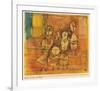 Children and Dog-Paul Klee-Framed Art Print