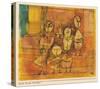 Children and Dog-Paul Klee-Stretched Canvas