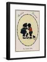 Children and Doll-null-Framed Art Print