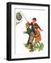 "Children and Hornets Nest,"March 16, 1935-Ellen Pyle-Framed Giclee Print