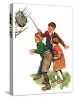 "Children and Hornets Nest,"March 16, 1935-Ellen Pyle-Stretched Canvas