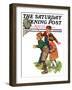 "Children and Hornets Nest," Saturday Evening Post Cover, March 16, 1935-Ellen Pyle-Framed Giclee Print