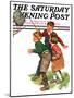 "Children and Hornets Nest," Saturday Evening Post Cover, March 16, 1935-Ellen Pyle-Mounted Giclee Print