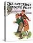 "Children and Hornets Nest," Saturday Evening Post Cover, March 16, 1935-Ellen Pyle-Stretched Canvas