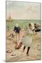 Children and Seaweed from Sunbeams-Edward Ladell-Mounted Giclee Print