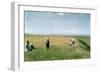 Children and Young Girls Picking Flowers in a Meadow North of Skagen-Michael Peter Ancher-Framed Giclee Print