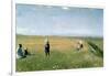 Children and Young Girls Picking Flowers in a Meadow North of Skagen-Michael Peter Ancher-Framed Giclee Print