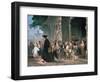 Children at a Church Door, C1817-1845-Nicolas-Toussaint Charlet-Framed Giclee Print