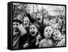 Children at a Puppet Theatre, Paris, 1963-Alfred Eisenstaedt-Framed Stretched Canvas