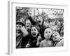 Children at a Puppet Theatre, Paris, 1963-Alfred Eisenstaedt-Framed Premium Photographic Print