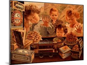 Children at Confectionery Shop-Bocchino V^-Mounted Giclee Print