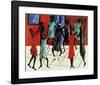 Children at Play, 1947-Jacob Lawrence-Framed Giclee Print