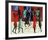 Children at Play, 1947-Jacob Lawrence-Framed Giclee Print