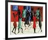 Children at Play, 1947-Jacob Lawrence-Framed Giclee Print