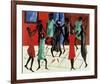 Children at Play, 1947-Jacob Lawrence-Framed Giclee Print