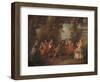Children at Play in the Open-Nicolas Lancret-Framed Giclee Print