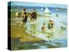 Children at Play on the Beach-Edward Henry Potthast-Stretched Canvas