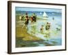 Children at Play on the Beach-Edward Henry Potthast-Framed Giclee Print
