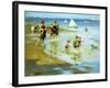 Children at Play on the Beach-Edward Henry Potthast-Framed Giclee Print