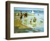 Children at Play on the Beach-Edward Henry Potthast-Framed Giclee Print