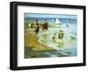 Children at Play on the Beach-Edward Henry Potthast-Framed Giclee Print