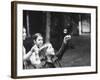 Children at School Bus Stop-Ralph Morse-Framed Photographic Print