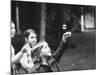 Children at School Bus Stop-Ralph Morse-Mounted Photographic Print