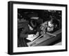 Children at School Desks-null-Framed Photographic Print