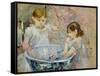 Children at the Basin, 1886-Berthe Morisot-Framed Stretched Canvas