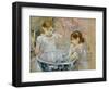 Children at the Basin, 1886-Berthe Morisot-Framed Premium Giclee Print