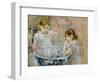 Children at the Basin, 1886-Berthe Morisot-Framed Premium Giclee Print