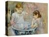 Children at the Basin, 1886-Berthe Morisot-Stretched Canvas