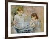 Children at the Basin, 1886-Berthe Morisot-Framed Giclee Print
