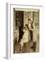 Children at the Hairdresser's-null-Framed Giclee Print