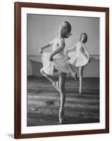 Children at the Pioneer Palace Being Taught Ballet-null-Framed Photographic Print