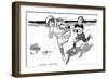 Children at the Seaside-Warwick Reynolds-Framed Giclee Print