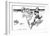 Children at the Seaside-Warwick Reynolds-Framed Giclee Print