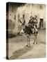 Children at the Village of Marg Near Cairo Riding a Donkey-null-Stretched Canvas
