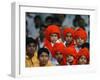 Children Attend a Function by Indian Spiritual Leader Sathya Sai Baba in New Delhi-null-Framed Photographic Print