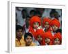 Children Attend a Function by Indian Spiritual Leader Sathya Sai Baba in New Delhi-null-Framed Photographic Print