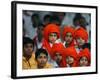 Children Attend a Function by Indian Spiritual Leader Sathya Sai Baba in New Delhi-null-Framed Photographic Print