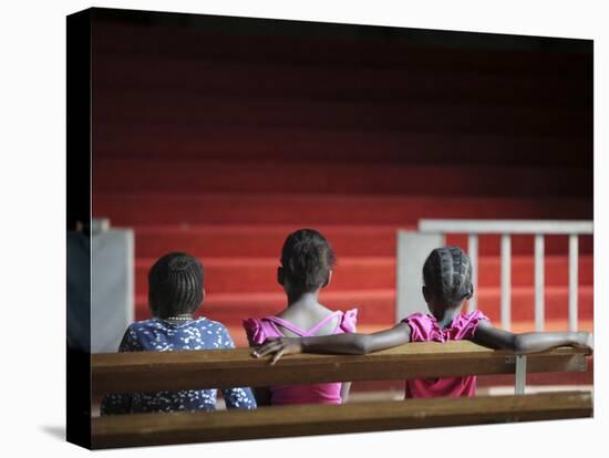 Children Attend a Rehearsal for Holy Week Performances In Soweto, South Africa-null-Stretched Canvas