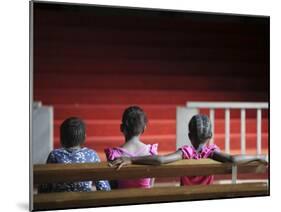 Children Attend a Rehearsal for Holy Week Performances In Soweto, South Africa-null-Mounted Photographic Print