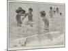Children Bathing-Hector Caffieri-Mounted Giclee Print