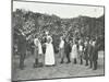 Children Being Weighed in the Garden, Montpelier House Open Air School, London, 1908-null-Mounted Premium Photographic Print