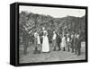 Children Being Weighed in the Garden, Montpelier House Open Air School, London, 1908-null-Framed Stretched Canvas