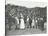 Children Being Weighed in the Garden, Montpelier House Open Air School, London, 1908-null-Stretched Canvas