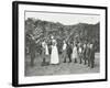 Children Being Weighed in the Garden, Montpelier House Open Air School, London, 1908-null-Framed Photographic Print