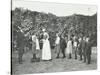 Children Being Weighed in the Garden, Montpelier House Open Air School, London, 1908-null-Stretched Canvas